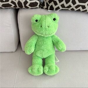 BUILD A BEAR SPRING GREEN FROG PLUSH 12/21 EDITION 17"